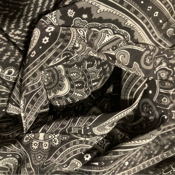 MICHAEL KORS SZ 2 Bandana Style Side Design Palazzo Wide Leg  Pants - Picture 7 of 10